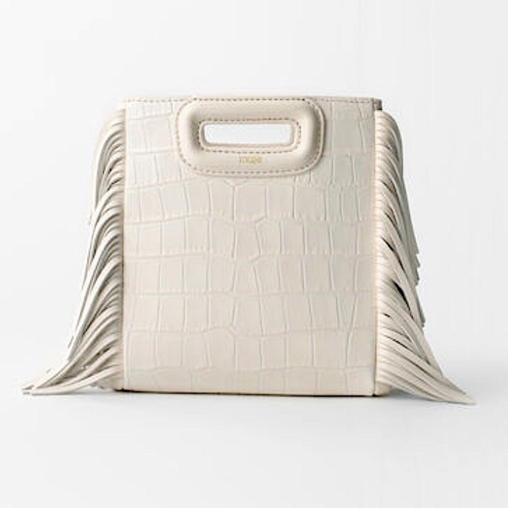Mini Maje Leather Crossbag